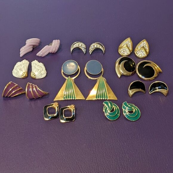 Lot of vintage earrings  - Picture 5 of 5